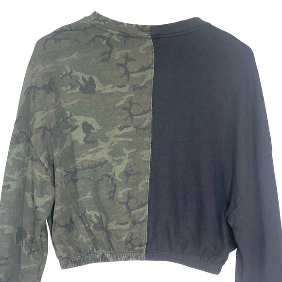 n:PHILANTHROPY Oversized Black and Green Long Sleeve Sweatshirt - Picture 4 of 6